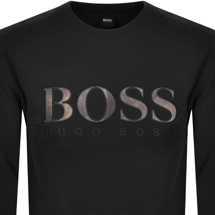 Alternative Image for ProductBOSS Welogo Sweatshirt Black2